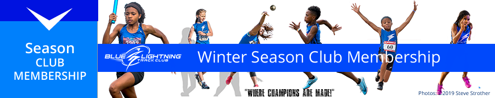 Blue Lightning Track Club - Winter Indoor Track Season